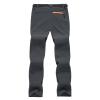 Cambkatl Men's Snow Ski Pants Outdoor Hiking Waterproof Softshell Snowboard Pants with Zipper Pockets view 3