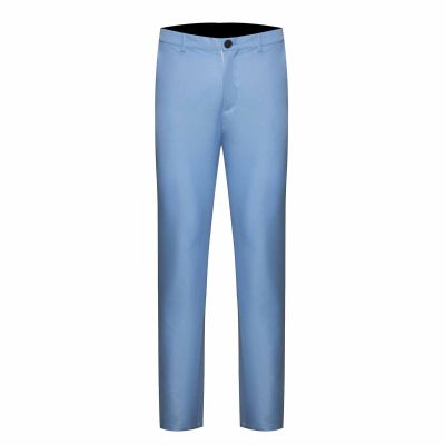 Cambkatl Mens Dress Pants Straight-Leg Solid Color Classic Business Wedding Daily Suit Pants Trousers
