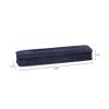 Navy Blue Velvet BraceletBox, 2 Pack, Rich Luxury Suede, Elegant Diamond BraceletCase, With Black Velour Interior, Jewelry Display Gift Box, For Unique Proposal, Engagement Or Wedding view 4