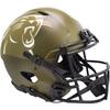 Riddell Carolina Panthers 2022 Salute to Service Speed Authentic Helmet view 2
