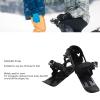 Diydeg Mini Short Ski Skates for Snow, Outdoor Skiing Short Snowskates Snowblades Skiboards, Adjusable Outdoor Ski Shoes for Winter Shoes, for Winter Sport Skiing Equipment (Kids) (Black) view 3