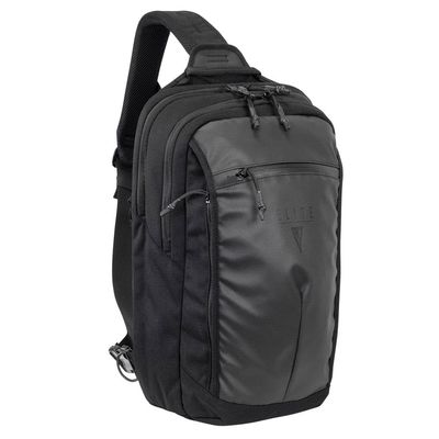 Elite Survival SMOKESCREEN Concealed Carry Slingpack, Single Strap Backpack (Black)