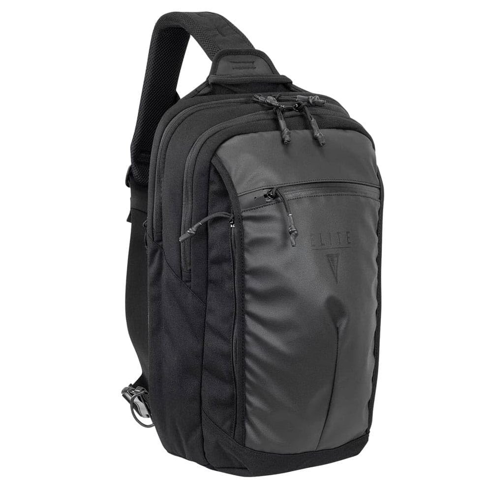 Elite Survival SMOKESCREEN Concealed Carry Slingpack, Single Strap Backpack (Black)