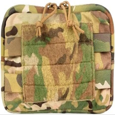 Blue Force Gear MOLLE Admin Pouch - EDC Pouch, Durable USA-Made MOLLE Accessories - Multicam Camo- 1 x 8 x 5.5 Inches
