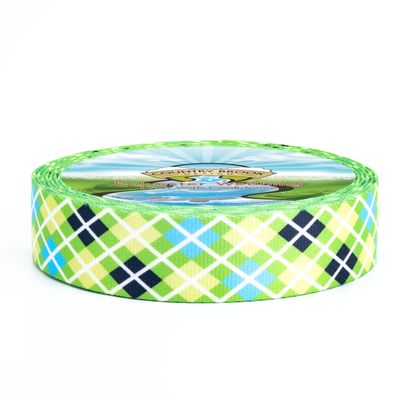 Country Brook Design - Margarita Argyle Polyester Webbing (1 1/2 Inch, 20 Yards)