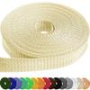 TECEUM 2 Inch Webbing  Cream  50 Yards  2 Heavy-Duty Wide Webbing for Outdoors Indoors Crafting DIY nw view 1