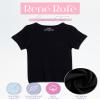 Rene Rofe Girls Undershirt - 6 Pack 100% Cotton Tag Free Super Soft Short Sleeve Crew Neck Shirts for Girls, Size 7-8, Pink/White/Black view 2