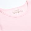 Rene Rofe Girls Undershirt - 6 Pack 100% Cotton Tag Free Super Soft Short Sleeve Crew Neck Shirts for Girls, Size 7-8, Pink/White/Black view 4