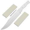 EZSMITH Knife Making Kit - Camp Master - DIY Fixed Blade - (Blade Blank & Pinstock w/Curly Maple Handle Scales) - (Gift Boxed) - (USA Design) - (by KnifeKits)