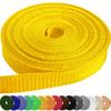 TECEUM 2 Inch Webbing  Honey Yellow  50 Yards  2 Heavy-Duty Wide Webbing for Outdoors Indoors Crafting DIY nw view 1