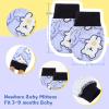 6 Pairs Newborn Baby Mittens No Scratch Gloves Infant Toddler Anti Scratch Essentials Unisex Cotton for 3-9 Months Girls Boys(Classic Colors, Thin) view 2