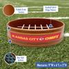 NFL Super-Bowl Kansas City Chiefs Slow Feeder Dog & Cat Bowl. Football Design for Healthy Digestion. Non-Slip for Large & Small Pets view 3