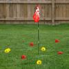 Izzo Golf Bocce Golf Game Chipping Training Aid - Bocce Golf Game to Help You Practice Your Golf Swing,Red/Yellow view 2