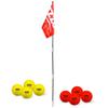 Izzo Golf Bocce Golf Game Chipping Training Aid - Bocce Golf Game to Help You Practice Your Golf Swing,Red/Yellow view 3