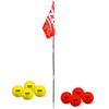 Izzo Golf Bocce Golf Game Chipping Training Aid - Bocce Golf Game to Help You Practice Your Golf Swing,Red/Yellow view 4