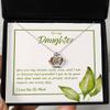 Crown Pendant Necklace Jewelry Gifts for Daughter from Dad, Sunflower Necklace, Daughter Graduation, Daughter Engagement, Daddy Daughter Gifting, Se view 3