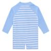 6-12 Months Baby Boys and Girls Swimsuit Blue Striped Long Sleeve Sunsuit One Piece Rash Guard Swimwear Swim Suit view 4