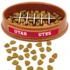 NCAA Super-Bowl - Utah Utes Slow Feeder Dog Bowl. Football Design Slow Feeding Cat Bowl for Healthy Digestion. Non-Slip Pet Bowl for Large & Small Dogs & Cats view 1