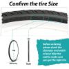 MOHEGIA 700C Road Bike Tires: 700Cx35C (37-622 mm) Folding Bicycle Replacement Tires Pair for On City Road Riding view 2