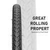 MOHEGIA 700C Road Bike Tires: 700Cx35C (37-622 mm) Folding Bicycle Replacement Tires Pair for On City Road Riding view 4