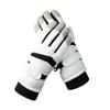 Bestgift Winter ski gloves for men and women can touch the screen for outdoor riding, warm and plush gloves are waterproof and anti-skid HX-113 White one size view 1