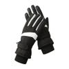 Bestgift Winter ski Gloves for Men and Women can Touch The Screen for Outdoor Riding, Warm and Plush Gloves are Waterproof and Anti-Skid HX-113 Black 2 one Size view 1