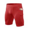 CARGFM Compression Shorts for Men, Basketball Running Tights Cool Dry Spandex Underwear Workout Gym Athletic Baselayer Red view 1
