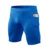 CARGFM Compression Shorts for Men, Basketball Running Tights Cool Dry Spandex Underwear Workout Gym Athletic Baselayer Blue
