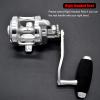 CAMEKOON Conventional Reels Saltwater Trolling Fishing, Up to 66Lbs Carbon Drag, 4.6 inch Long Power Handle, Adjustable Strike Button, Lever Drag Casting Reel view 2