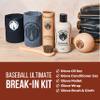 Rhino Wax - Baseball Glove Ultimate Break-in Kit - Includes Premium Oil for Ball Gloves, Mitt Conditioner, Hardwood Mallet, Wrap, Brush, and Microfiber Cloth - This is How to Break in a Glove Fast view 2