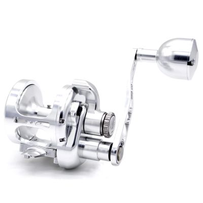 CAMEKOON Conventional Reels Saltwater Trolling Fishing, Up to 66Lbs Carbon Drag, 4.6 inch Long Power Handle, Adjustable Strike Button, Lever Drag Casting Reel