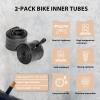 27.5x2.125 Inch Mountain Bike Tires Set: 2-Pack with 27.5" Folding MTB Replacement Tires, Inner Tubes & Levers, Steel Bead All-Terrain High-Performance Durable for Off-Road, Street & Trail Adventures view 4