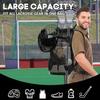 MARITTON Lacrosse Bag Backpack  Large Backpack Holds All Lacrosse or Field Hockey Equipment - Two Stick Holders and Separate Cleats Shoe Compartment. (BLK) view 2