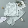 XBKPLO Girls Blanket Sleeper Baby Boy Girl Clothes Carrot Rabbit Button Down Short Sleeve Pajamas 24 Months 7-8 Years view 3