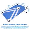 Portable PVC Framed Cornhole Game Set with 2 Collapsible Cornhole Boards, 8 Bean Bags and Carrying Case, Waterproof Mini Cornhole Set, Outdoor Indoor Yard Toss Games for Family (3 x 2-feet) view 2
