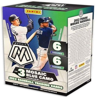 MLB Panini 2022 Mosaic Baseball Trading Card BLASTER Box [6 Packs]