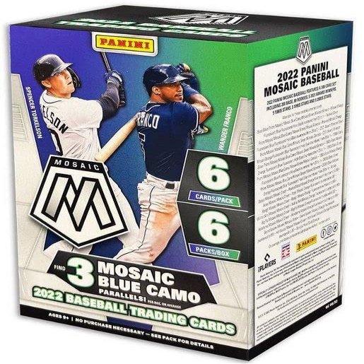 MLB Panini 2022 Mosaic Baseball Trading Card BLASTER Box [6 Packs]
