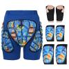 3D Protection Hip Butt EVA Padded Shorts for ski,JoyFishing Protective Padded Shorts Crash Pad Impact Gear for Skiing Skating Snowboarding for Children,Men Women (XS, blue1) view 1