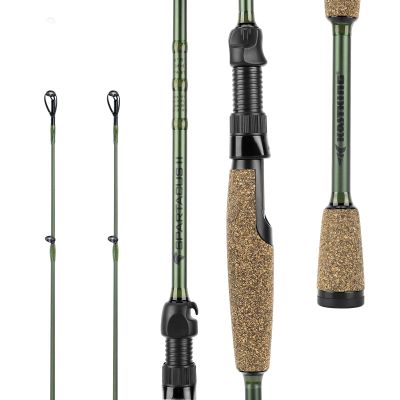 KastKing Spartacus II Twin Tip Fishing Rods, Spin - 7'3" - MH Power - Fast