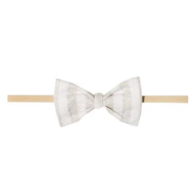 Copper Pearl Bowtie Baby Bow Coastal