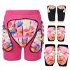 3D Protection Hip Butt EVA Padded Shorts for ski,JoyFishing Protective Padded Shorts Crash Pad Impact Gear for Skiing Skating Snowboarding for Children,Men Women (S, pink1) view 1