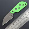 Ccanku C1297 Fixed Blade Knife Neck Knife,9Cr18Mov Blade G10 Handle EDC Tool Knifes for Outdoor, Camping, Hiking, Fishing,Hunting with kydex Sheath (Green) view 2