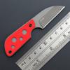 Ccanku C1297 Fixed Blade Knife Neck Knife,9Cr18Mov Blade G10 Handle EDC Tool Knifes for Outdoor, Camping, Hiking, Fishing,Hunting with kydex Sheath (Red) view 3