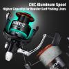 Dr.Fish Surf Fishing Rod and Reel Combo, Saltwater Fishing Gear Set, 12ft Surf Rod 9000 Spinning Reel 9+1 BB, Offshore Spinning Pole Kit Equipment Set Striper Pompano Flounder view 3