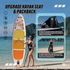TIGERXBANG DEFENDER-PRO Inflatable Paddle Board, 10'6" x 32" x 6", Orange view 4