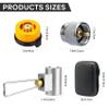 SANLIKE 3PCS Camping Stove Gas Adapter Propane Isobutane Butane Refill Gas Adapters Set Propane to Butane Adapter Outdoor Camp Fuel Canister Adapter Conversion view 2