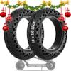 Felixstory 2PCS 10 Inches Solid Tire, Honeycomb Tires 10x2.125/2.0 for Xiaomi M365 Pro Gotrax G4 Hiboy S2 Pro Electric Scooter, Rubber Plosion-Proof Tyre scooter non-slip Tire Replacement Wheel view 1