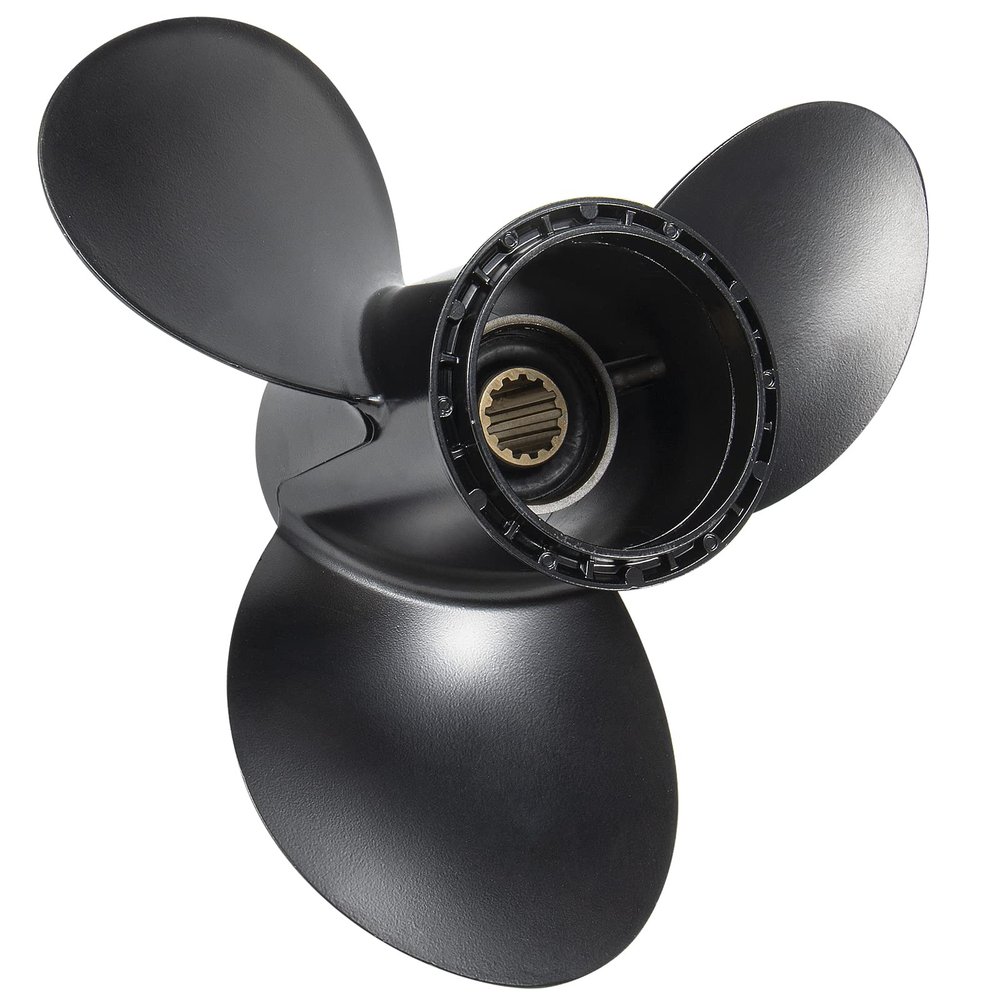 VQPROPs OEM Upgrade 11 1/2x13 Aluminum Boat Outboard Propeller fit Suzuki Engines 35-65 HP 13 Spline Tooth Parts No.58100-88L41-019,RH