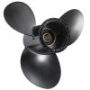 VQPROPs OEM Upgrade 11 1/2x13 Aluminum Boat Outboard Propeller fit Suzuki Engines 35-65 HP 13 Spline Tooth Parts No.58100-88L41-019,RH view 1