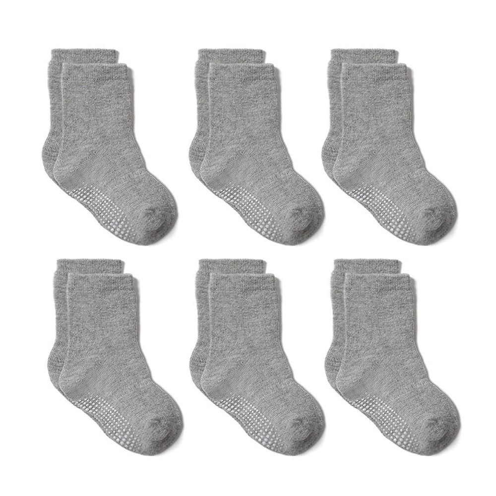 Baby unisex-baby Socks Knitted Warm Non Slip Grip Ankle Socks Kids Cozy Gift Socks (D, XL)